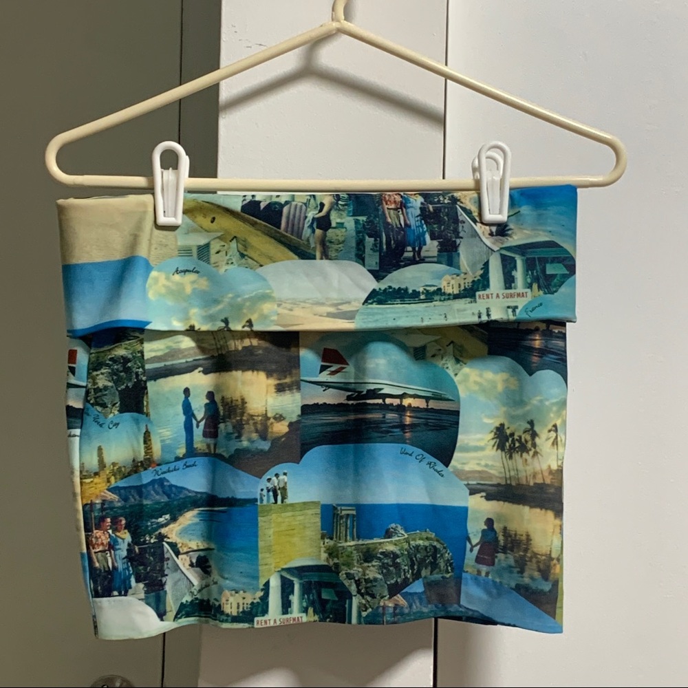 🌴Summer Print Tube Top🏖